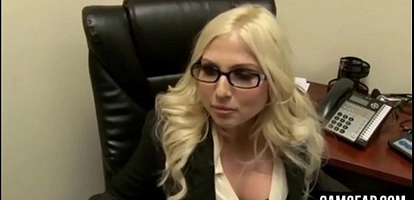 Blonde Secretary Free Anal Porn Video